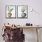 Stupell Industries Palms in Rattan Planters 2 pc Framed Floater Canvas Wall Art Set Design by Kim Allen